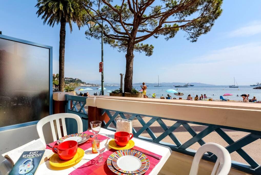 French Riviera 1 Bedroom On The Beach Facing Cannes Theoule-sur-Mer Luaran gambar